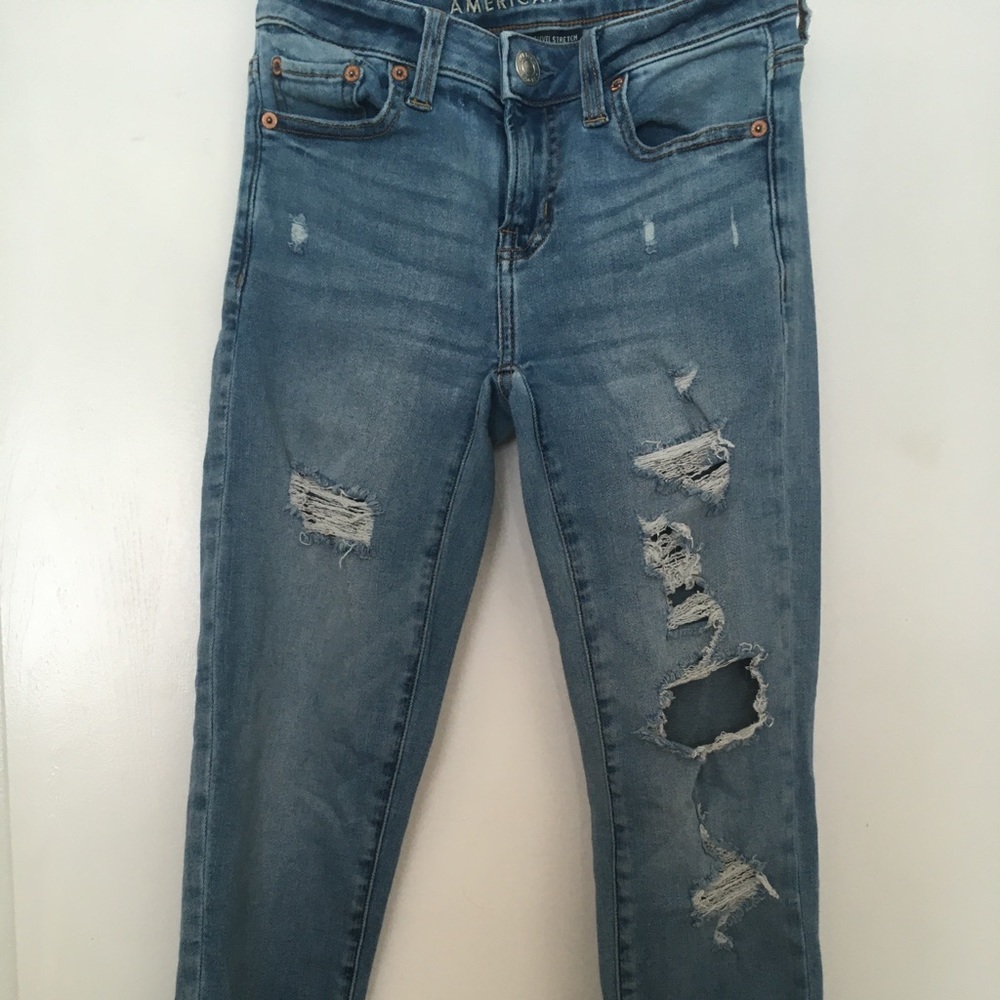 American Eagle low-rise skinny jeans